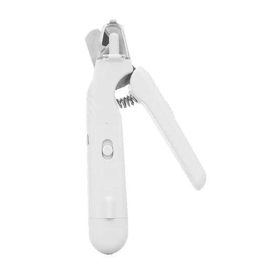 White Nail Clipper on a white background